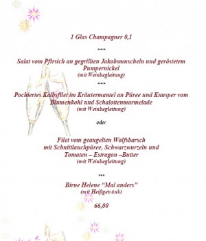 2015 Silvestermenü DIN A4